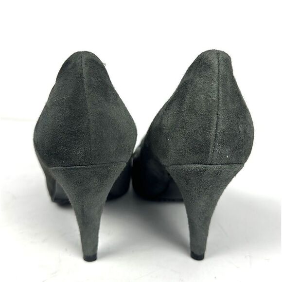 New Andrea Morelli Italy Gray Suede Pumps Heels EUR 36 US 6 - Picture 5 of 16